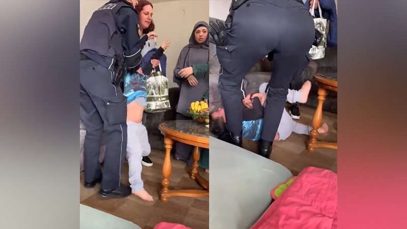 اعتقال طفل مسلم في