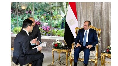 السيسي يؤكد حرص مصر واليابان على تعزيز التعاون في مختلف المجالات ويشيد بقوة العلاقات