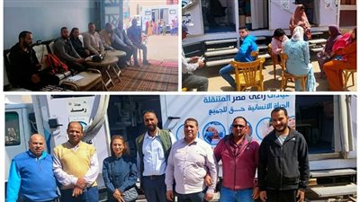 تقديم الخدمات الطبية لـ367 حالة خلال قافلة بالبحيرة (صور)
