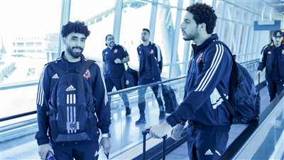 السوبر المصري، بعثة الأهلي تغادر مطار القاهرة متجهة إلى الإمارات (فيديو)