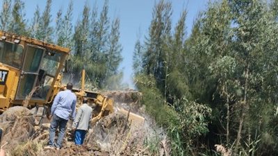  ازالة 55 حالة تعد على مساحة 18 فدانا بمراكز الشرقية