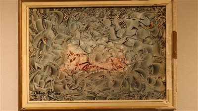 مقتنيات سعيد فارسي مفاجأة معرض صلاح طاهر بجاليري ضي الزمالك