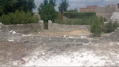  إزالة 5 حالات بناء مخالف وسور مخالف بكرداسة (صور)