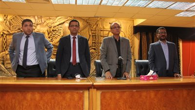 الوقوف دقيقة حدادا على روح الصحفي هشام جاد في حفل تأبينه بنقابة الصحفيين