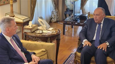 أبو زيد يكشف تفاصيل لقاء وزير الخارجية مع وفد الكونجرس الأمريكي (صور)