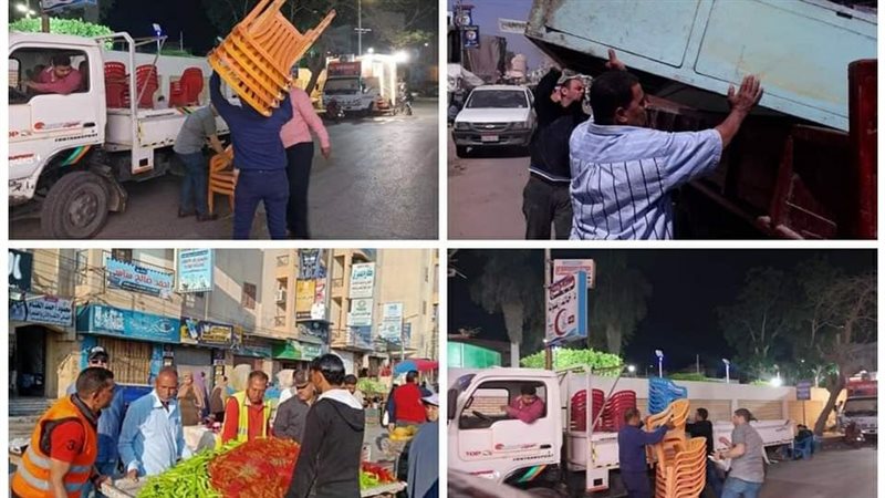 رفع حالات إشغال طريق