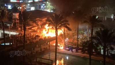 السيطرة على حريق داخل نادى بلدية المحلة في الغربية (صور)