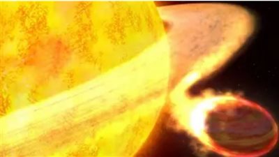 فاجعة كونية، نجم يبتلع كوكبا يدور حوله ويفنيه تماما (فيديو)