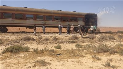 المعاينة الأولية تكشف سبب حريق قطار مطروح 