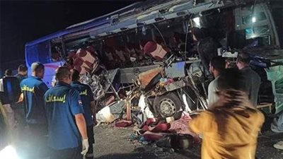 أداء صلاة الغائب على ضحايا حادث أتوبيس الوادي الجديد غدا