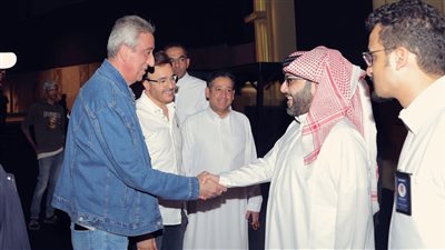 صابر الرباعي في بروفات حفل روائع الموجي قبل انطلاقه الليلة 