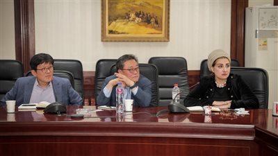 اجتماع ثلاثي بين إدارة وجهاز المشروعات الصغيرة والمتوسطة والوفد الكوري