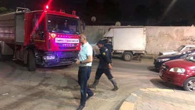 إخماد حريق في شارع الطوبجي بالدقي دون إصابات (صور)