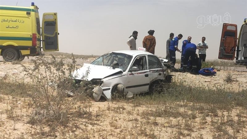 حادث تصادم سيارتين