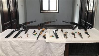 حملة أمنية بأسيوط تضبط 45 قطعة سلاح ناري وتنفيذ 568 حكما قضائيا