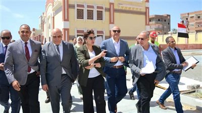 نائبة محافظ البحيرة تتابع الموقف التنفيذي لمشروع ميناء الصيد برشيد (صور)