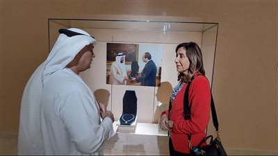  وزيرة الثقافة تزور بيت الحكمة ودارة السلطان القاسمي بالشارقة