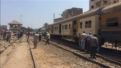 مصرع سيدة دهسها قطار بالقرب من محطة الفشن في بني سويف