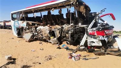  إصابة 14 شخصا بحادث تصادم بطريق الإسكندرية-مطروح (صور)