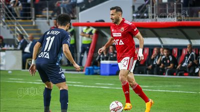 السوبر المصري، علي معلول يتقدم للأهلي بالهدف الأول في مرمى بيراميدز