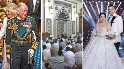 أخبار مصر، زيادة وقت خطبة الجمعة، شاكوش يرد على واقعة طرد زوجته، تتويج الملك تشارلز، غضب ديانج وقلق من إصابة محمود متولي
