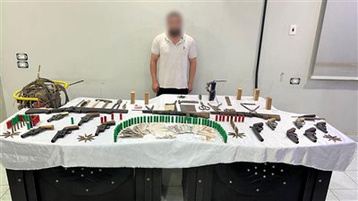 ضبط ورشة لتصنيع الأسلحة النارية فى أسيوط 