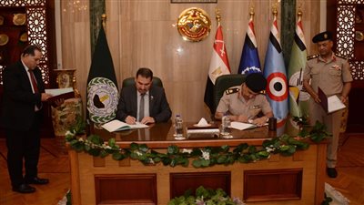  أكاديمية ناصر العسكرية للدراسات العليا توقع بروتوكولات تعاون مع جامعتي الأزهر ودمنهور