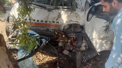 إصابة 10 أشخاص في انقلاب ميكروباص بطريق الإسماعيلية - الزقازيق الزراعي 