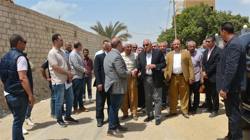 محافظ الجيزة في جولة