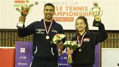 وزير الشباب والرياضة يشيد بإنجازات منتخبي تنس الطاولة والسلاح