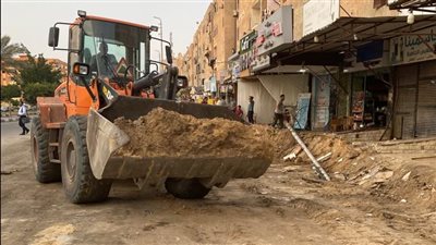 محافظ الإسماعيلية يوجه ببدء أعمال تطوير الشوارع بالشيخ زايد (صور) 