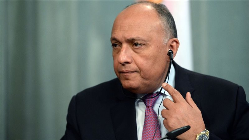 سامح شكرى وزير الخارجية،