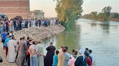 غرق طالب فى ترعة نزلة القاضي أثناء الاستحمام بسوهاج 