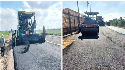 تفاصيل مشروعات الطرق بالعبور