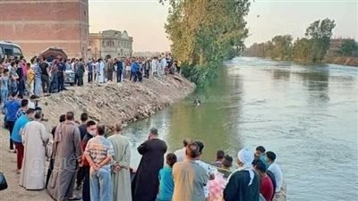 غرق طالب بنهر النيل أثناء الاستحمام بترعة لعدم إجادته السباحة بسوهاج