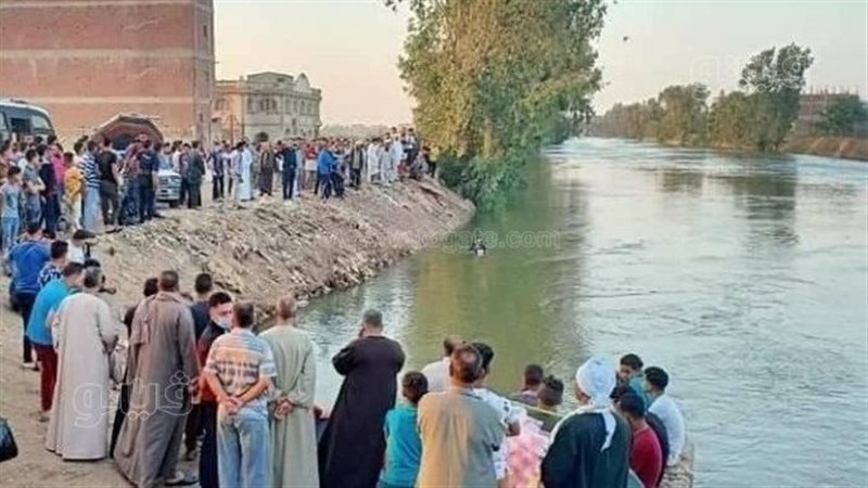 غرق شباب ببني سويف،