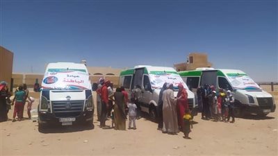 محافظ قنا يتفقد فعاليات اليوم الأول من القافلة الطبية الموسعة بالمراشدة 