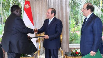 السيسي يتسلم رسالة من رئيس جنوب السودان حول تطورات الأوضاع في الخرطوم