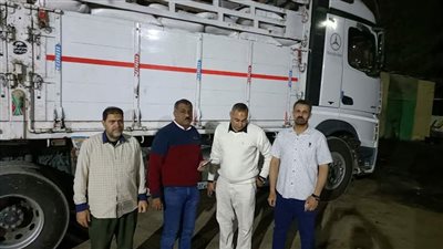 ضبط سيارة محملة بـ 60 طن تقاوي قمح بدون تصريح بالبحيرة (صور)