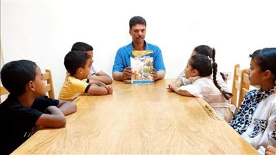 محمد على وتوت عنخ أمون ضمن سلسلة ورش حكي في ثقافة الأقصر