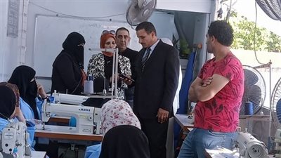 برنامج تدريبى مهني مجانى للفتيات بالوحدة المتنقلة ببورسعيد