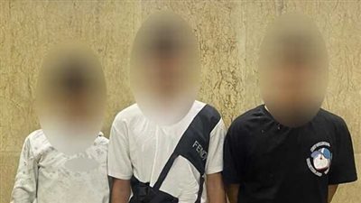 القبض على المتهمين بأعمال البلطجة أمام مدرسة بحلوان (صور)