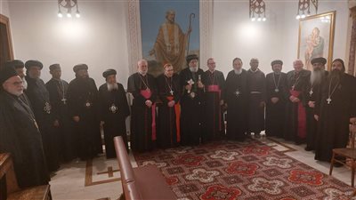 البابا تواضروس يزور كلية دارسي اللاهوت الإثيوبية بالڤاتيكان