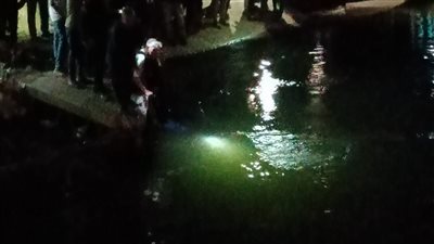 كشف غموض العثور على جثة شاب مشطورة نصفين في أحد المصارف بالدقهلية