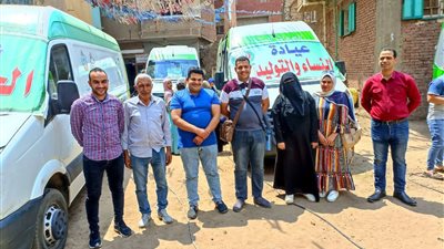 صحة الشرقية: تقديم الخدمة لـ2000 مواطن بقافلة في بلبيس