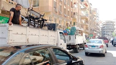 حملة إشغالات بشوارع النور وسليمان جوهر (صور)