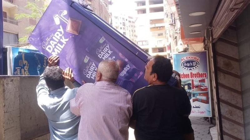 حملة إشغالات بالجيزة؛فيتو