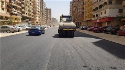 رصف وتوسعة طريق ترسا العمومي بالجيزة (فيديو)