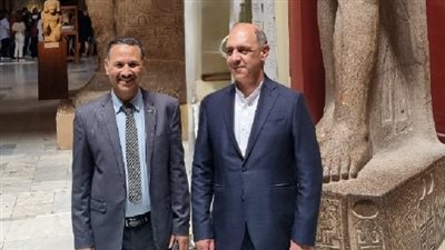 المتحف المصري بالتحرير يستقبل وزير الصحة البرتغالي والوفد المرافق له