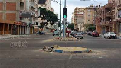 سقوط أمطار على شوارع مرسى مطروح (صور)